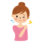 肩が凝っている女性